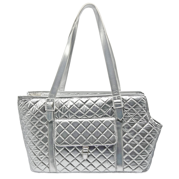 Puccini Pet Tote: Metallics & Rhinestones