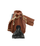 dog treat training bag also holds poop bags